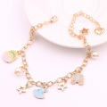 Fragt 2021 Neue Mode Crystal Charms Armband Cartoon Perle Paar Armbänder Schmuckgeschenke Armband Girls